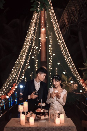 浪漫星光屋夜景